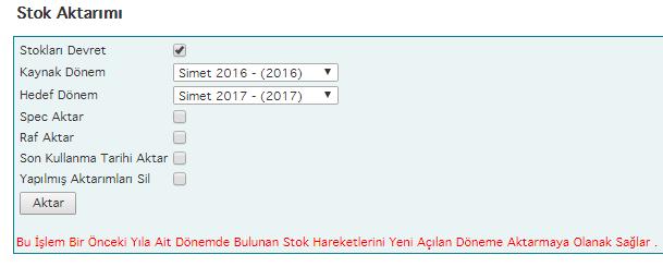 21-Banka Talimatları Aktarımı: Banka talimatları sistemden yapılmadığından bu işlemi atlıyoruz.