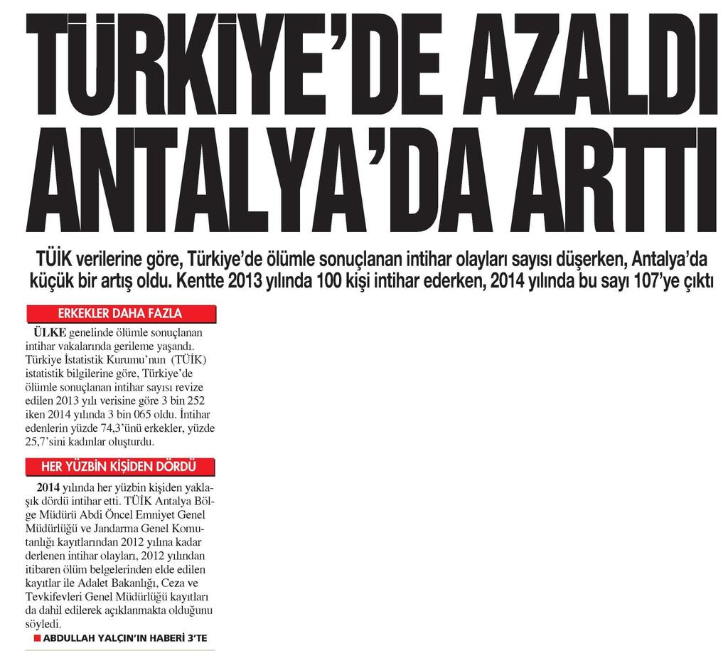 HÜRSES ANTALYA Tarih : 20.