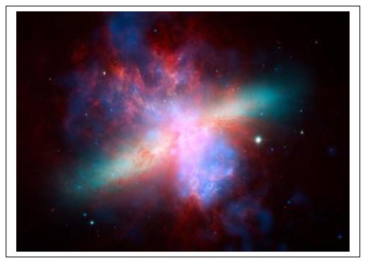 Fermi Gamma Işını Teleskobu ile M82 Gözlemleri Örnek 1 : Astronomlar, Fermi Gamma Işını Teleskobu nu kullanarak, 12 milyon ışık yılı uzaklıktaki M82 nin önemli bir gamma ışını kaynağı olduğunu