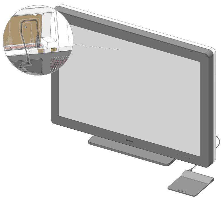 3. Ekran kurulumu 2. Film mandalını çıkarmak için mandalın ön ya da arka ucunu kaldırın. 3.8 MultiTouchPad in Kurulumu MultiTouchPad i kurmak için: 1.