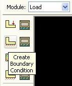 Ok.. 6.) Araç kutusu alanından Create Boundary Condition butonu basılır.