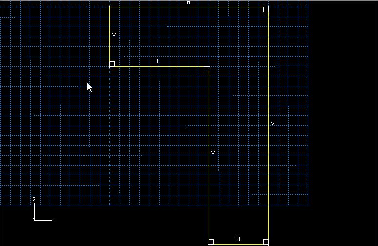 girilir. 1.) 0,0 enter 2.) 8,0 enter 3.) 8,-12 enter 4.