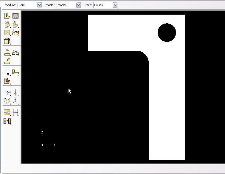 Prompt alanında Done tuşuna basılarak çizim bitirilir ve sağdaki şekil ekranda belirir. 12.