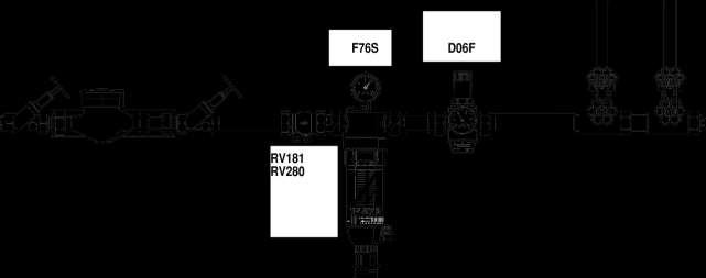 Kvs = 12,5 315,00 KONUTLAR İÇİN BASINÇ DÜŞÜRÜCÜ VANA UYGULAMA ÖRNEĞİ BASINÇ REGÜLATÖRLERİ DR300 Flanşlı, CX-PR pilot vanalı, daktil demir gövde, giriş maks.