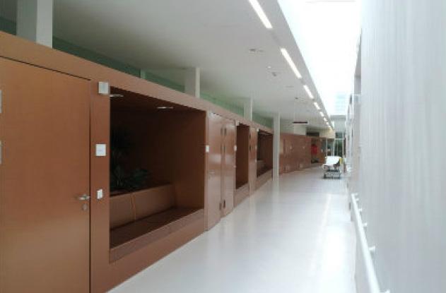 Hasta bekleme ve odalarının renovasyonu. Proje Yeri: LKH Univ.