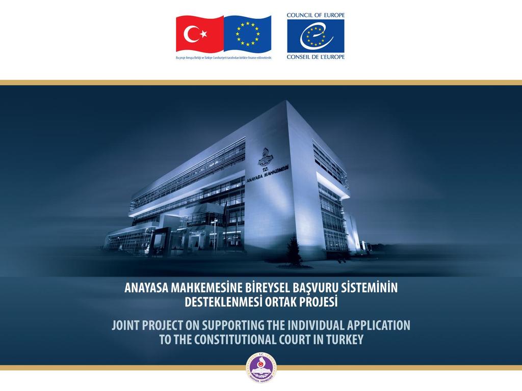 İstinaf Kanun Yolu ve Anayasa Mahkemesine Bireysel Başvuru Konferansı Türk Ceza Hukuku Reformu Bağlamında İstinaf ve Bireysel Başvuru Yuvarlak Masa