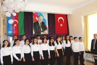 Türk Dünyası İle İlgili Çalışmalarımız EĞİTİM Türk Dünyası Bakü Atatürk Lisesi Bakü / Azerbaycan * Değerli müdürümüz Hüseyin Demirel ve kıymetli ekibinin, fedakarca çalışmaları sonucu lisemiz