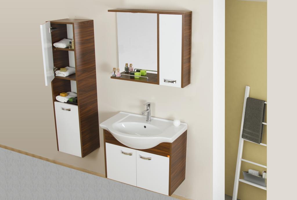 Bathroom Furniture NEW LARİS 64 Sekura;Banyolarınızda yeni tarzın ismi Modern ve estetik çizgilere sahip sekure serisi ile