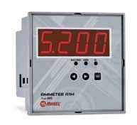 Multimetre Panelmetreler / Ampermetre / Voltmetre Ampermetre Model No Kod No Tek faz akım Demand Max Demand Kontak çıkışı (Tek röle) Aşırı / Düşük Koruma X/5A (Akım
