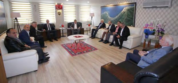 Yönetim Kurulu Başkanı Şaban Aziz Karamehmetoğlu, Meclis Başkanı Ömer Faruk Ofluoğlu, Disiplin Kurulu Başkanı