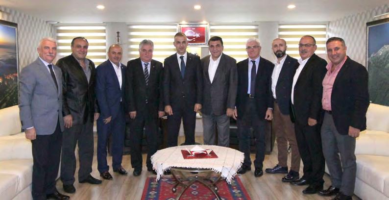 Şükrü Cevahir, Yönetim Kurulu Üyeleri Cem Temizel, Murat Artan, Ramazan Aydoğan, Ramazan Meral ve Odamız Genel