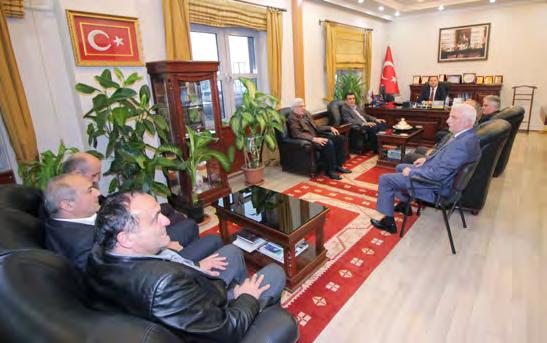 Başkan Karamehmetoğlu Rize Ticaret ve Sanayi Odası adına Rize Ağır Ceza Mahkemesi Reisi Tavuz a görevlerinde başarılar diledi.