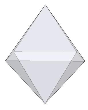 99 Geçici yapı kullanımına adaptasyonu Sekizyüzlünün alt ve üst tabanlarının eşkenar üçgen olması göz