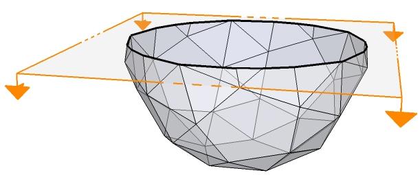 4.129. Snub dodekahedronun geçici yapı için adapte edilmiş hali Yeni oluşan şeklin yüzey açılımı Şekil 4.