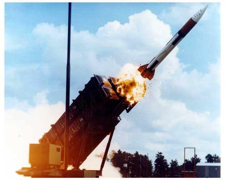 Hedefi Iskalayan Patriot Füzeleri 25 Şubat 1991 tarihinde Körfez Savaşı