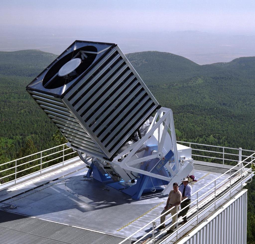 The Sloan Digital Sky Survey SDSS New Mexico da bu işe adanmış özel bir teleskop tarafından