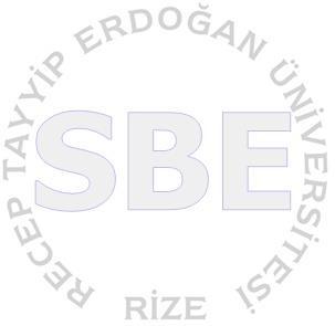 RTEÜ Sosyal Bilimler Enstitüsü 2015 Faaliyet Raporu 24 14.