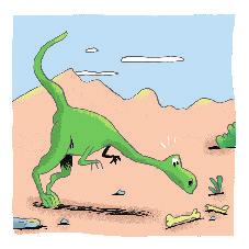 Etçil bir dinozor neresinden tanınır?