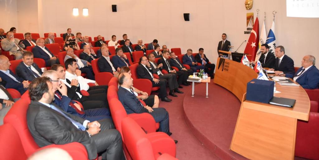 ODA ORGAN TOPLANTILARI Meclis Toplantısı Kocaeli Sanayi Odası Meclis Toplantısının Konuğu Kıbrıs Türk Ticaret Odası Başkanı Fikri Toros Oldu Meclis toplantısı öncesi 15 Temmuz demokrasi şehitlerimiz