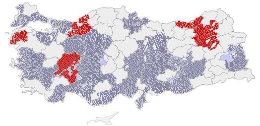 katılacağını bildiren eğitim kurumlarından birine ait asistanlar sınava katılmamış; bu yüzden sınav planlanan 99 eğitim biriminin 98 inde gerçekleştirilmiştir.