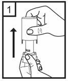 Uygulama yolu ve metodu: Kapağı çıkartın. 2. Cihazın alt kısmını sıkıca tutarken ağız parçasını ok yönünde çevirerek açın.
