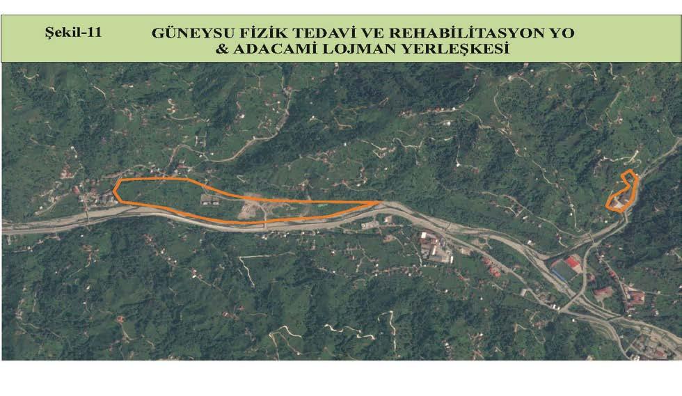 815,86 m 2 alanda Fizik Tedavi ve Rehabilitasyon Merkezi ve Güneysu Fizik Tedavi ve Rehabilitasyon Yüksekokulu yer almaktadır.