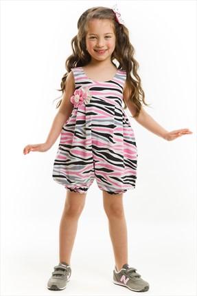 Kız Çocuk Zebra Balon Tulum 45.