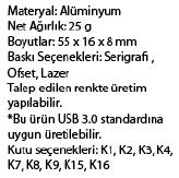 USB Flash Bellek ALU USB Flash Bellek