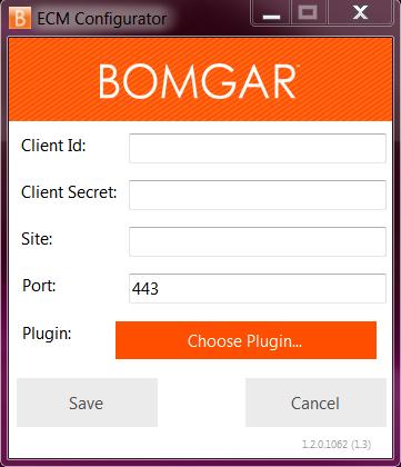 Not: Optimum çalışma süresini sağlamak için, yöneticiler, Bomgar Uygulamasında aynı site ile iletişim kurmak amacıyla farklı Windows makinelerinde beş adede kadar ECM'yi yükleyebilir.