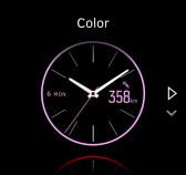Saat yüzleri Suunto Spartan Sport Wrist HR Baro, hem dijital hem analog stiller arasından seçim yapabileceğiniz saat yüzleriyle birlikte gelir. Saat yüzünü değiştirmek için: 1.