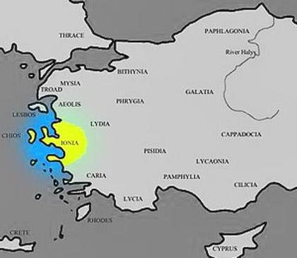 İYONYA İHTİLALİ ve ONU İZLEYEN OLAYLAR İyonya Ayaklanması Aiolis, Doris, Kıbrıs ve Karya'nın birleşmesiyle, Önasya üzerindeki Akamenid İmparatorluğuhakimiyetine karşı geliştirdikleri, MÖ 499 493