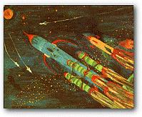 1903 yılında ilk kez bir füzenin hareket yasalarını anlatan büyük yapıtı; "Tepkili füzelerle uzayın keşfi " yayımlandı ve buna