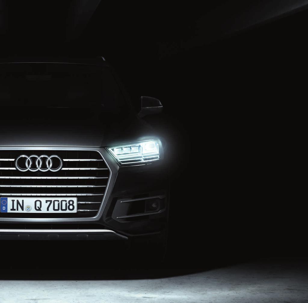 37 Audi Matrix LED-Farlar Bir kamera ve yazılım ile yol akışına ve trafiğe katılan diğer araçların konumuna uygun olarak
