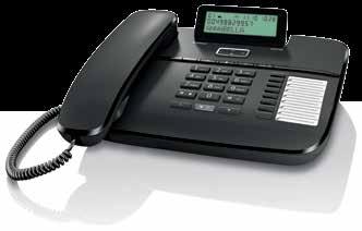 16 Kablolu Telefonlar > Gigaset Kablolu Telefonlar > Gigaset 17 Gigaset DA210 Kompakt, temel kablolu telefon evde veya ofiste sadece telefon konuşması yapmak için idealdir.