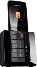 12 Kablosuz Telefonlar > Panasonic Kablosuz Telefonlar > Panasonic 13 K-PRS110 Modern tasarımıyla kendini belli eder ve elmas kesim tuş takımı tasarımı ile