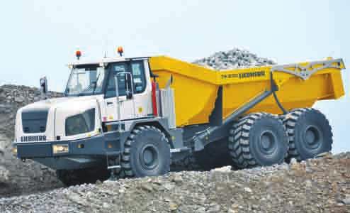 SEKTÖR DOSYASI Verimlilik mecburiyeti Doosan, belden kırma kaya kamyonu modellerinin en büyük ikisinde, yakıt verimliliğini yükselttiği öne sürülen, Nihai Tier 4 standardına uyumlu motorlar