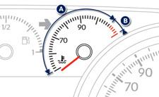 Soğutma sıvısı sıcaklığı göstergesi Motor yağı sıcaklığı göstergesi İşleyiş kontrolü 1 Birkaç dakika seyirden sonra, soğutma devresinde sıcaklık ve basınç yükselir.