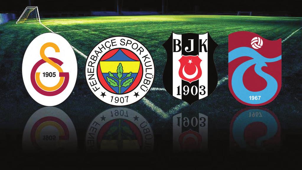 Dört büyük kulüpten 476 milyon 476 milyon avroluk transfer Dört büyüklerden 6 sezonda 476 milyon avroluk transfer Süper Lig in 4 büyükleri Galatasaray, Fenerbahçe, Beşiktaş ve Trabzonspor son 6