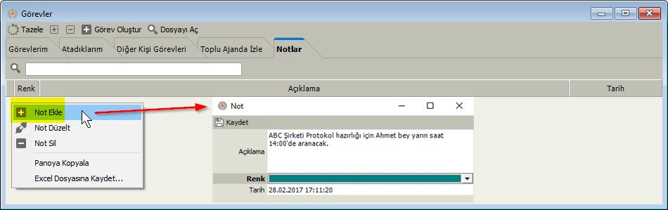 TANIMLAMALAR Alacak Türlerine "Genel Kredi Sözleşmesi" eklenmiştir. Belge Şablon tanım ekranında Örnek türü bazında otomatik ekle yapılabilmesi sağlanmıştır.