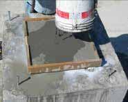 Mesnet alt betonunda, ankraj çubukları için uygun boșluklar bırakılmalıdır.