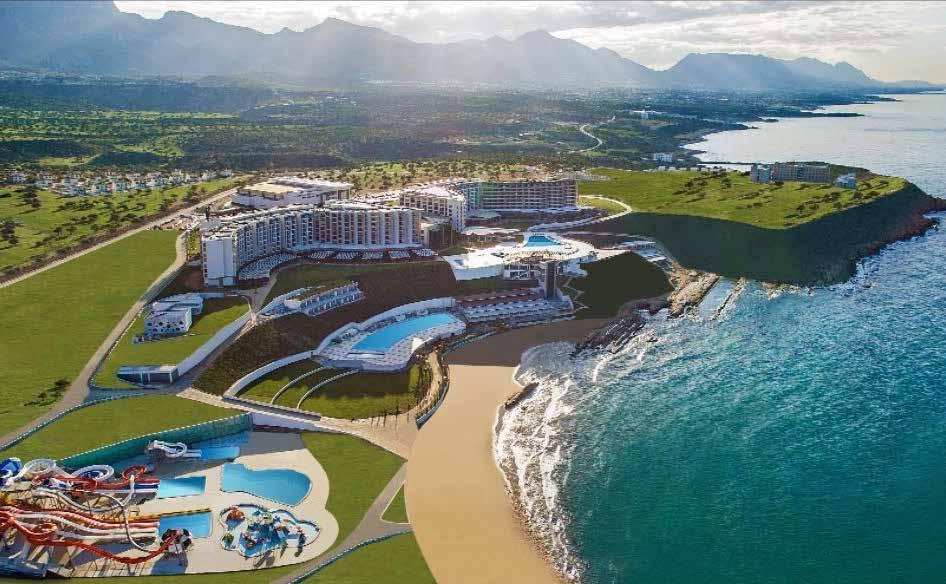 Elexus Hotel & Resort & Casino AQUA PARK Lord s Palace Hotel Spa & Casino Çatalköy mevkiindeki tesis, merkeze 12 km ve Ercan Havalimanı na 32 km mesafede konumlanıyor. 1.3 km lik sahil şeridinde tesisin 650 m uzunluğunda ince kumlu özel plajı bulunuyor.