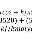 75 kmol olur. %150 teorik hava için yanma denklemi 4 10+9.75( 2+3.76 2) 4 2+5 2 + 2+ 2 OKSİJEN: (9.75*2)(4*2)+(5*1)+2X X3.25 AZOT: 9.75*3.76Y Y36.66 4 10+9.75( 2+3.76 2) 4 2+5 2 +3.