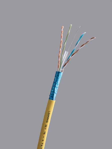 3 BAKIR ILETIM ORTAMI 3.1 - Kablo Kablo, hem ürün kalitesi hem de kurulumun uygunluğu bakımından, bütün bağlantının performansı bakımından yatay kablolamadaki en önemli bileşenlerden biridir.