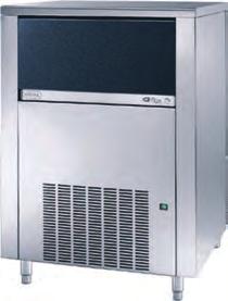 SOĞUTMA EKİPMANLARI / Refrigerator Equipments Hazneli Küp Buz Makineleri Ice Makers ith Bin Buz Makineleri Ice Makers AISI 304 paslanmaz çelik gövde.