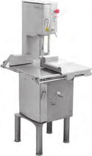 HAZIRLIK EKİPMANLARI / Preparation Equipment Et-Kemik Testereleri Meat-Bone Saw Sebze Et İşleme Makineleri Vegetable Meat Preparation Units Tamamı 18/10 paslanmaz çelik.