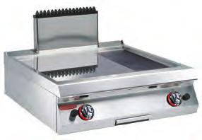 1G0FT1G 0G0FT1G 0G0FT2G 0G0FT4G 1G0FT1G 1G0FT3G 1G0FT4G 1G0FT6G Gazlı Izgara, Düz Set Üstü Smooth Plate Gas Fry Tops, Top Version Gazlı Izgara, Nervürlü Set Üstü Ribbed Plate Gas Fry Tops, Top