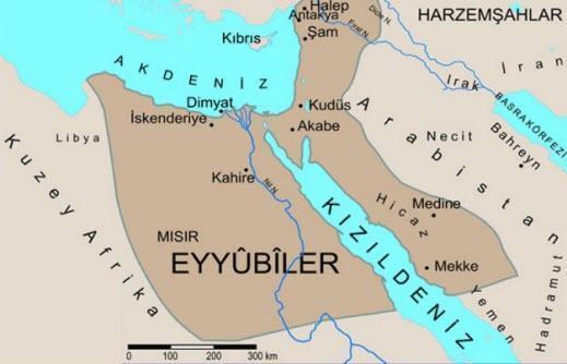 EYYUBİLER (1174-1250) Haçlılarla mücadele etler Kudüs Fathi KURUCU Selahaddin Eyyubi Mısır-Suriye-Filistn-Musul- Hicaz
