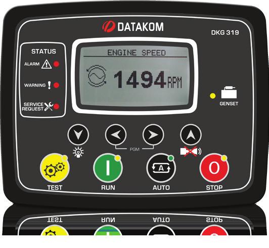 Günlük / haftalık / aylık otomatik test çalışması Tarih-saat ve ölçüm değerli 00 adet olay kaydı İstatistik kayıtları RS- seri port çıkışı MODBUS haberleşmesi Çalışma ortam