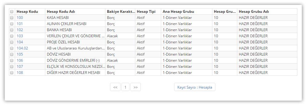 Sonuçlar Alanı Tüm hesaplar için geçerli olan çerçeve hesap planlarına yeni bir çerçeve hesap kodu eklemek için Ekle düğmesine tıklanır ve Çerçeve Hesap Kodu Ekle Ekranı görüntülenir.