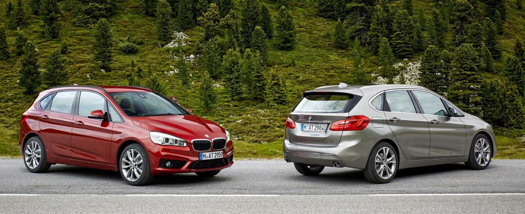 LANSMAN BMW 2 SERİSİ ACTIVE TOURER İsteğe bağlı Dinamik Amortisör Kontrolü yürüyen aksamın tutumunu ayarlar.